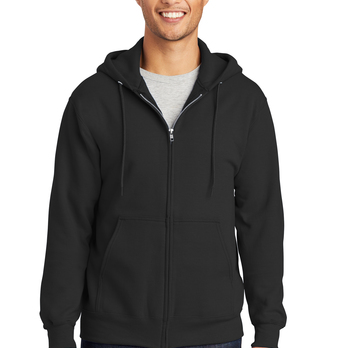 PC90ZH – Fleece Full-Zip Hooded