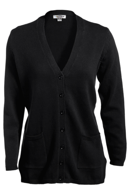 LSW415-Jersey Knit Cardigan With Pockets